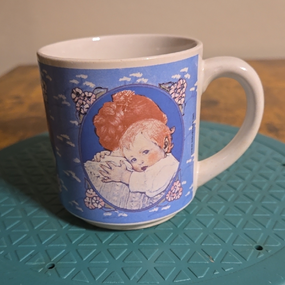 Cute Blue and White Baby Mug